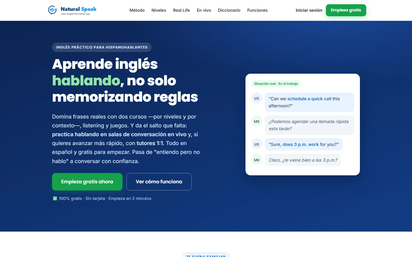 Portada de Natural Speak