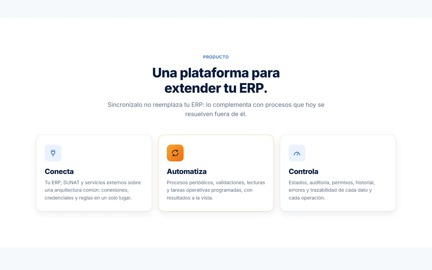 Cada proceso queda registrado y auditable